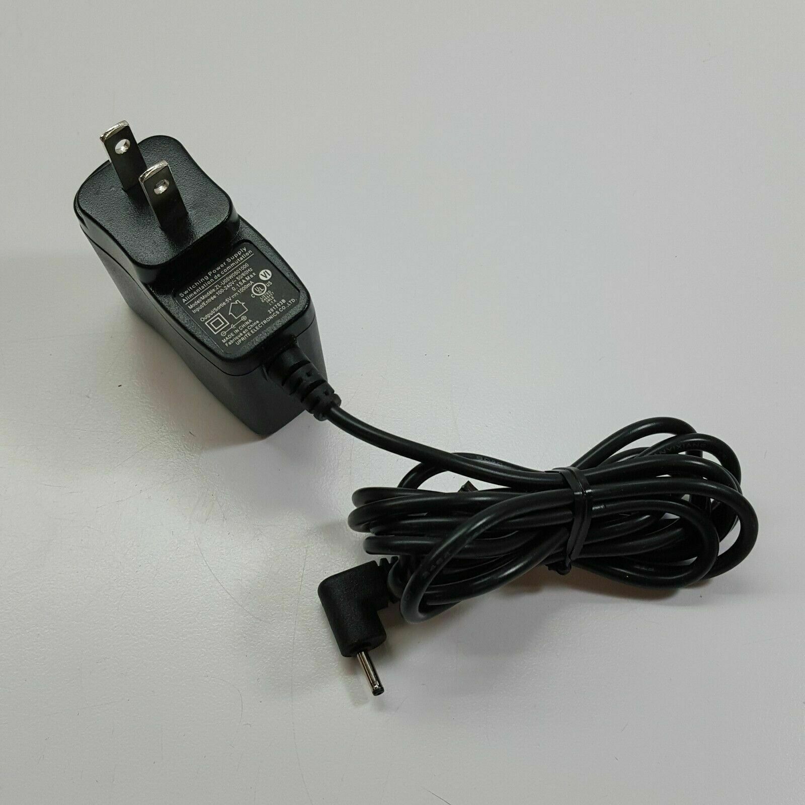 AC DC Power Supply Adapter Charger 5V 1000MA 1A ZL-U05W0501000 USA Type: Adapter Features: new Cable Length: 5 ft - Click Image to Close